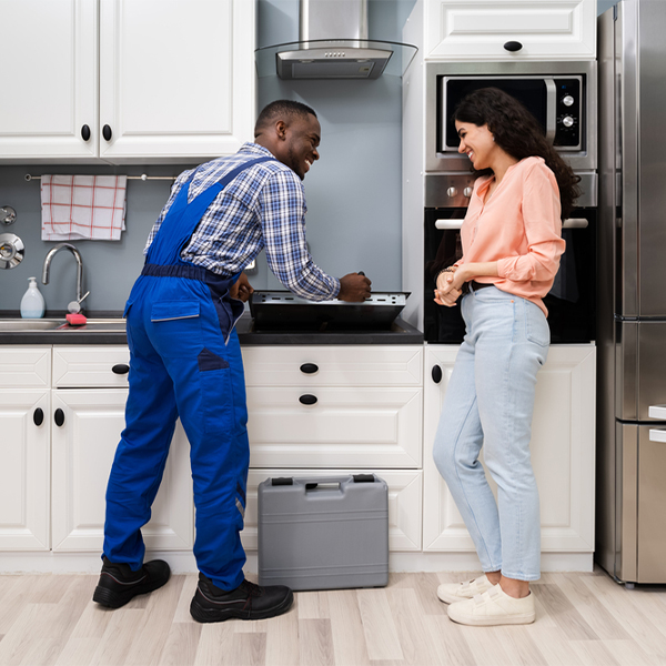 how long does it typically take to complete cooktop repair services in Blackwell TX